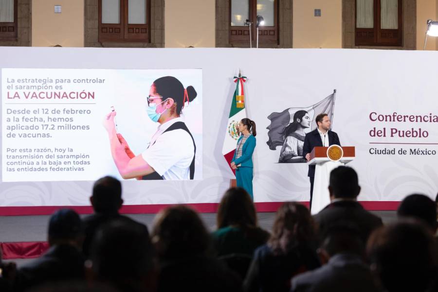 Contagios de sarampi&oacute;n muestran tendencia a la baja tras intensificaci&oacute;n de vacunaci&oacute;n