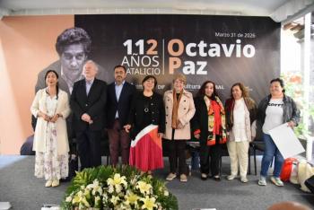 Festejan DIF Ciudad de M&eacute;xico y Casa Marie Jos&eacute; y Octavio Paz el 112 Aniversario del Natalicio del escritor