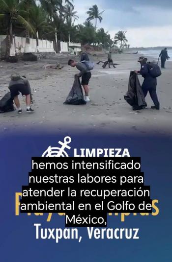Marina: 48 playas limpias en Veracruz en esta Semana Santa