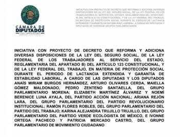 Proponen ampliar protecci&oacute;n laboral y social durante la lactancia hasta los dos a&ntilde;os