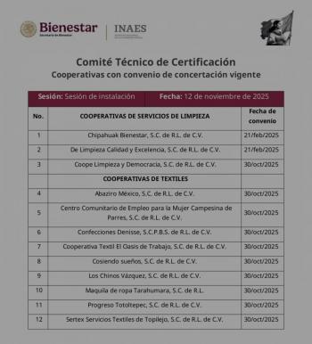 Gobierno impulsa cooperativa de limpieza como parte de estrategia de Compras P&uacute;blicas Sostenibles