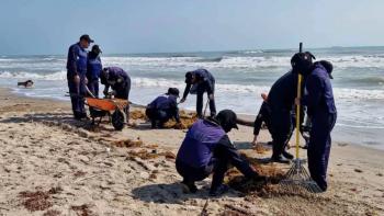 Sheinbaum revisar&aacute; informe por derrame en el Golfo de M&eacute;xico