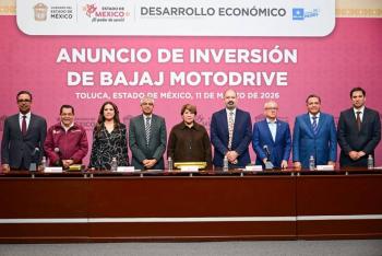 Estado de M&eacute;xico atrae m&aacute;s de 1,700 mdd en inversi&oacute;n y genera empleo