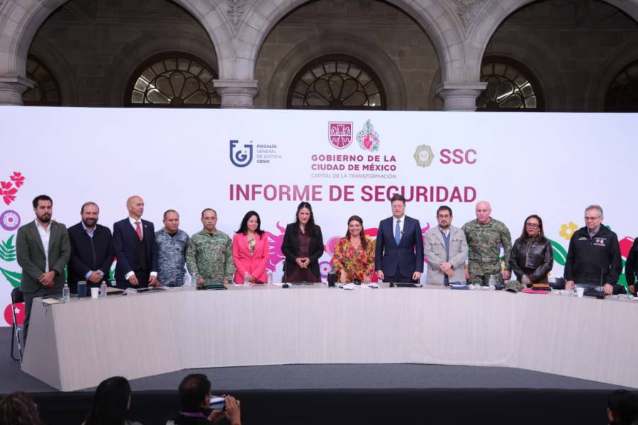 Destaca Clara Brugada Disminución del 66% en delitos de alto impacto en Marzo de 2026 frente a 2019