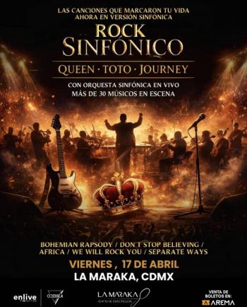 EL ROCK CL&Aacute;SICO SE ELEVA EN VERSI&Oacute;N SINF&Oacute;NICA EN LA MARAKA PARA HOMENAJEAR EL LEGADO DE QUEEN, JOURNEY Y TOTO
