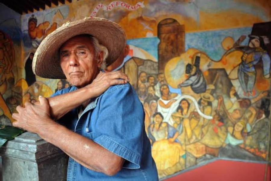 Fallece en Xalapa el muralista Melchor Peredo, referente del arte mexicano