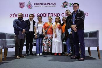 El gobierno de Clara Brugada atiende en audiencia ciudadana, a casi 4 mil personas; entre ellas, a comerciantes del Mercado La Nueva Viga