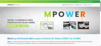 INSP presenta SAPIENS MX Tabaco, plataforma para fortalecer la toma de decisiones en salud p&uacute;blica