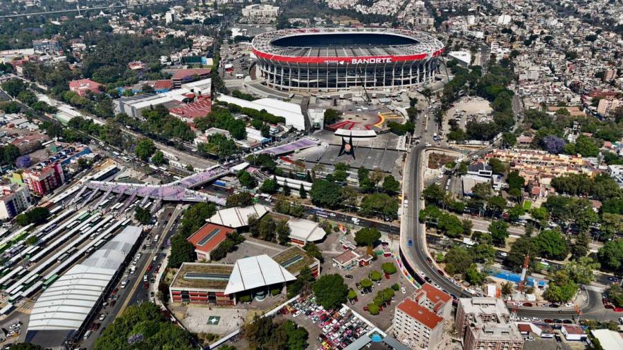 Obras clave para el Mundial estarán listas entre abril y mayo en la Ciudad de México