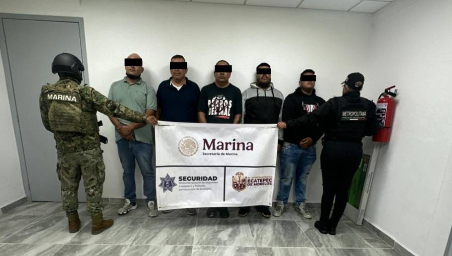 Detienen a 22 personas ligadas a grupos criminales en Ecatepec