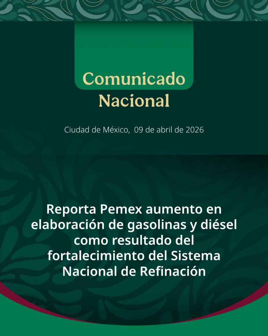 Pemex incrementa producci&oacute;n de gasolinas y di&eacute;sel y reduce importaciones