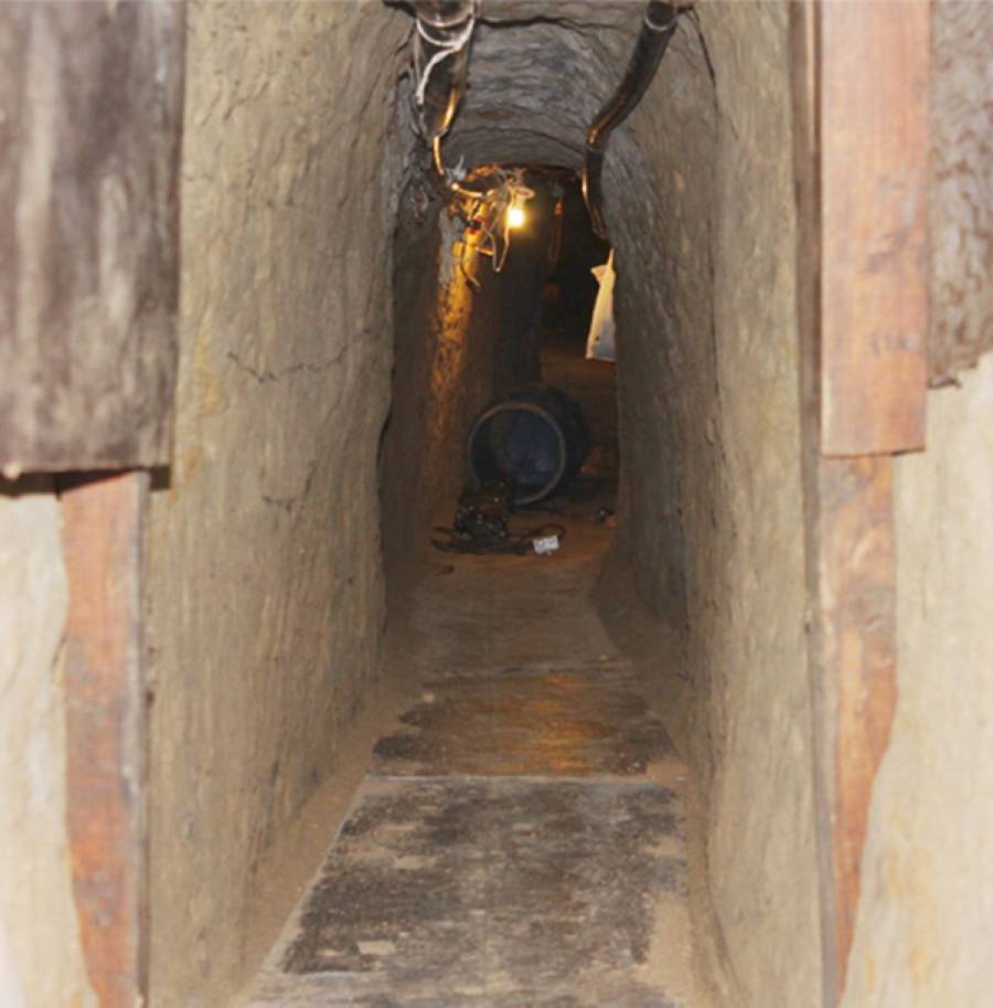 Autoridades desmantelan t&uacute;nel clandestino en Sonora y capturan a presunto integrante de “Los Salazar”