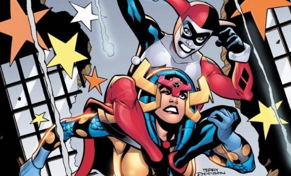 Harley Quinn conoce a Big Barda, su primera enemiga c&oacute;smica.