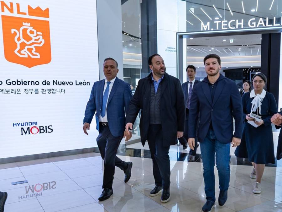 Gobernador Samuel Garc&iacute;a asegura inversi&oacute;n de Hyundai Mobis por mil millones de pesos en Nuevo Le&oacute;n