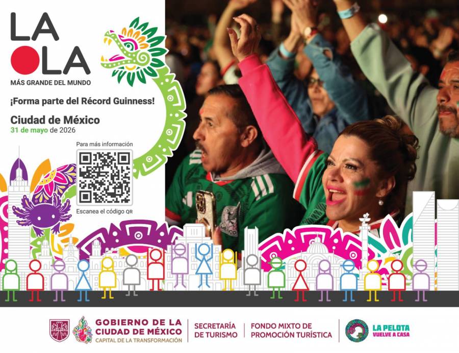La Ciudad de México lanza “La Ola Más Grande del Mundo” rumbo al Mundial 2026
