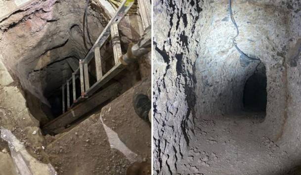 Aseguran t&uacute;nel hacia EU en Nogales y detienen a una persona