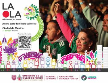 La Ciudad de M&eacute;xico lanza “La Ola M&aacute;s Grande del Mundo” rumbo al Mundial 2026