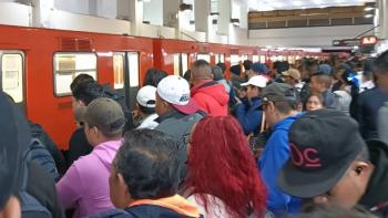 Circulan menos trenes por inconformidades de trabajadores del Metro