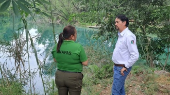 Autoridades eval&uacute;an infraestructura h&iacute;drica en El Naranjo para mejorar abastecimiento