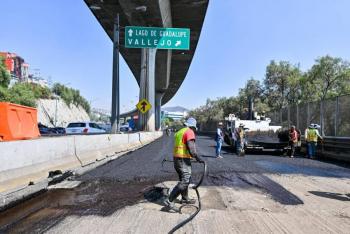 Rehabilitaci&oacute;n del Perif&eacute;rico Norte reporta avance del 90% tras tres meses de intervenci&oacute;n en el Edom&eacute;x