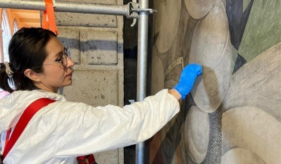 CENCROPAM-INBAL inicia conservaci&oacute;n de murales de Ch&aacute;vez Morado, Orozco y Rivera en la CDMX
