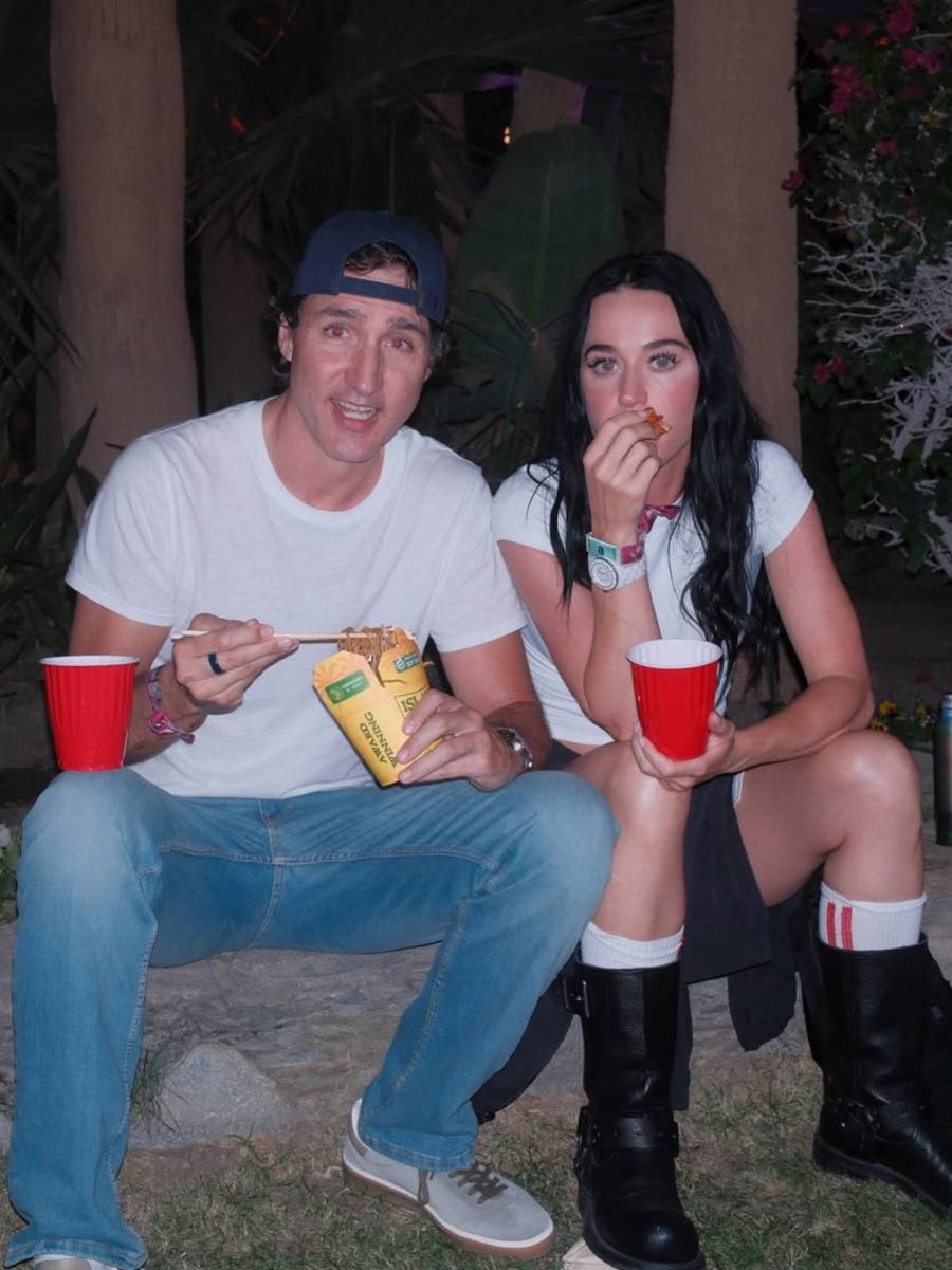 Katy Perry y Justin Trudeau acaparan miradas al mostrarse cari&ntilde;osos en Coachella 2026