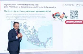 Profeco retoma lonas en gasolineras mientras buscan frenar alzas en di&eacute;sel