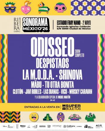 ODISSEO LIDERAR&Aacute; SONORAMA EN EL ESTADIO FRAY NANO CON UN CARTEL CON FIGURAS DEL INDIE IBEROAMERICANO