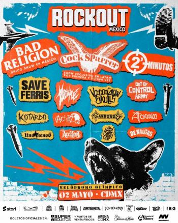 BAD RELIGION, 2 MINUTOS Y COCK SPARRER ENCABEZAN ROCKOUT 2026 EN EL VEL&Oacute;DROMO OL&Iacute;MPICO