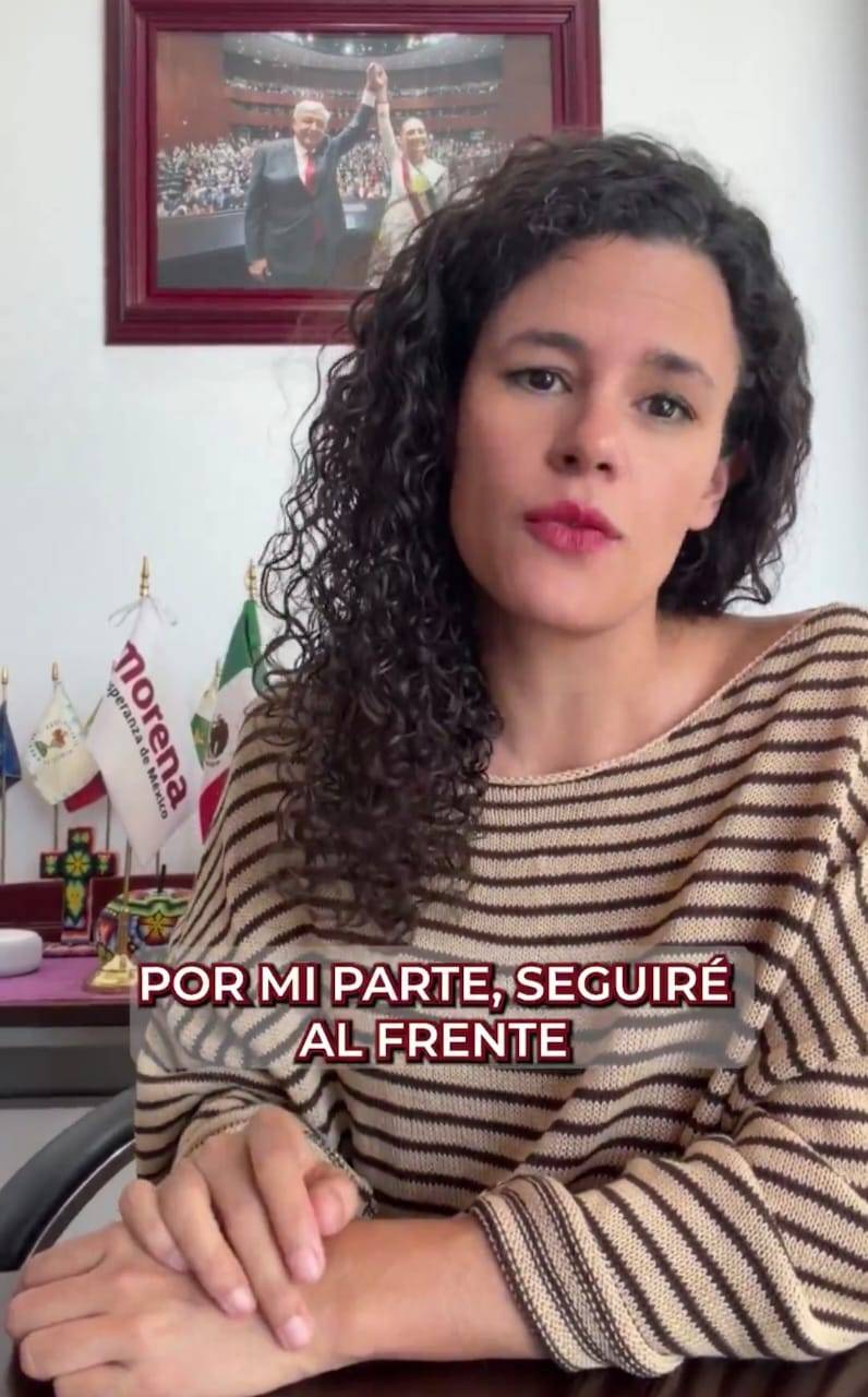 Luisa Mar&iacute;a Alcalde descarta dejar dirigencia de Morena; solo lo har&iacute;a si Sheinbaum le pide ayuda en otra &aacute;rea
