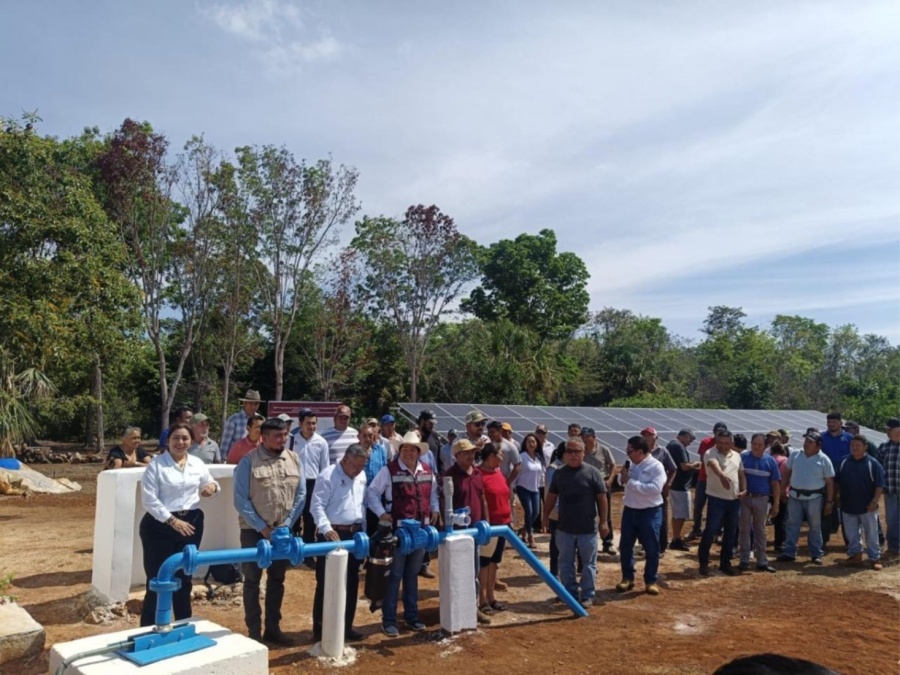 Gobierno de Quintana Roo y CONAGUA inauguran Unidad de Riego 'Pozo Maya' para tecnificar el campo en Jos&eacute; Mar&iacute;a Morelos