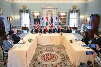 L&iacute;bano e Israel inician pl&aacute;ticas de paz en Washington