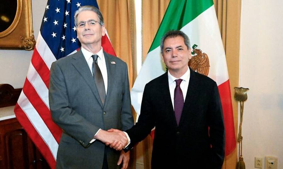Secretario del Tesoro de EU y secretario de Hacienda de M&eacute;xico se re&uacute;nen para abordar 