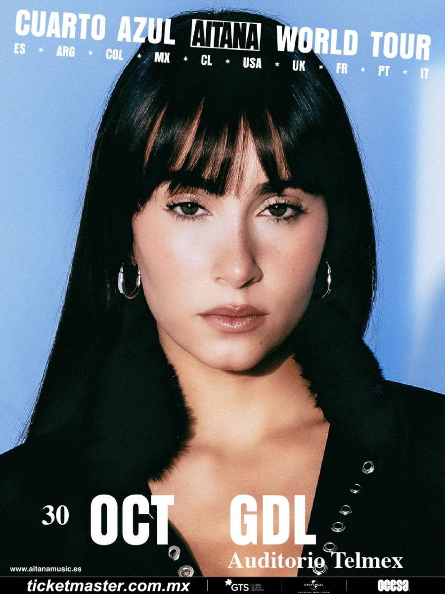 Aitana anuncia su regreso a M&eacute;xico como parte de su Cuarto Azul World Tour