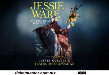JESSIE WARE ANUNCIA THE SUPERBLOOM TOUR SU GIRA MUNDIAL M&Aacute;S GRANDE HASTA LA FECHA