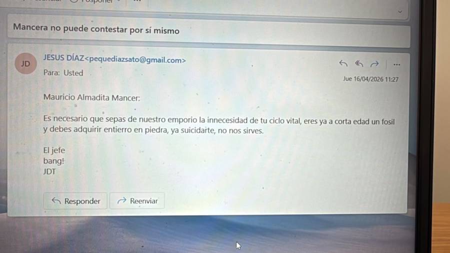 Mauricio Mancera denuncia amenaza de muerte y pide apoyo a la SSC