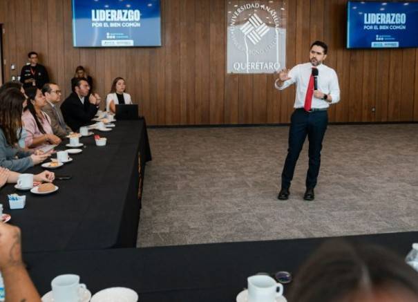 Dorantes llama a j&oacute;venes a involucrarse en asuntos p&uacute;blicos
