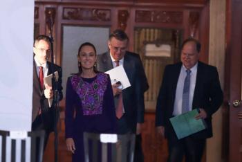 Claudia Sheinbaum participa en cumbre progresista en Barcelona