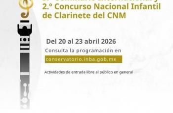 Conservatorio Nacional de M&uacute;sica realiza Seminario y Concurso Nacional Infantil de Clarinete