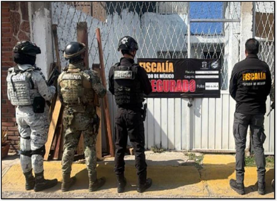 Aseguran 25 inmuebles en el Edomex durante operativo contra despojo con apoyo de Marina