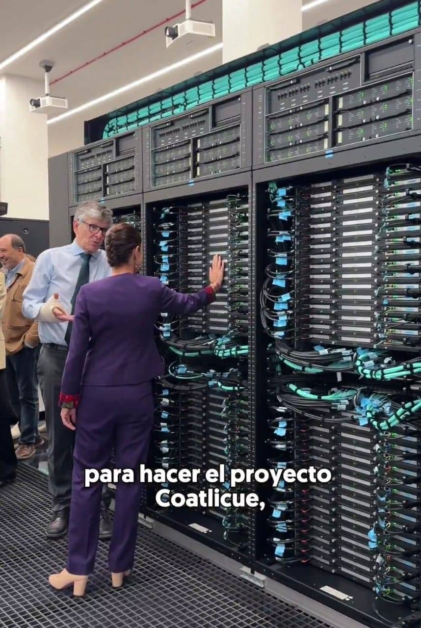 Sheinbaum visita centro de supercomputación en Barcelona