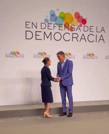 Sheinbaum regresa a M&eacute;xico tras gira en Espa&ntilde;a marcada por reuniones bilaterales