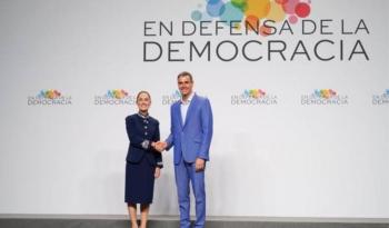 Presidenta Sheinbaum propone en Cumbre de Barcelona destinar 10% del gasto militar mundial a reforestaci&oacute;n e invita a M&eacute;xico como sede 2027
