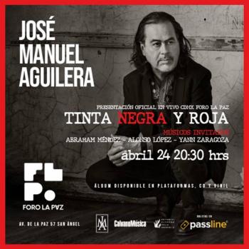 Jos&eacute; Manuel Aguilera: cuando la literatura se vuelve sonido en “Tinta Negra y Roja”