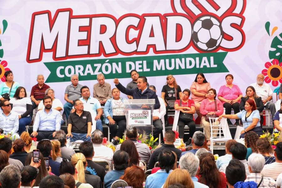 Gustavo A. Madero impulsa programa “Mercados Corazón del Mundial” con inversión de 16.2 mdp