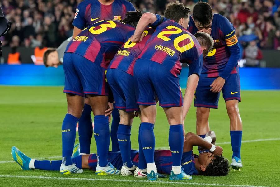 Lamine Yamal se lesiona tras marcar gol decisivo en triunfo del Barcelona