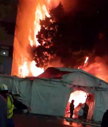 Fuerte incendio sacude el Mercado de Sonora y deja m&uacute;ltiples locales da&ntilde;ados