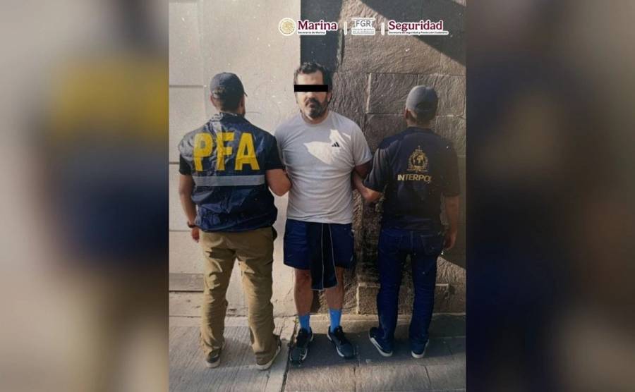 Detienen en Argentina a prófugo mexicano acusado de delincuencia organizada