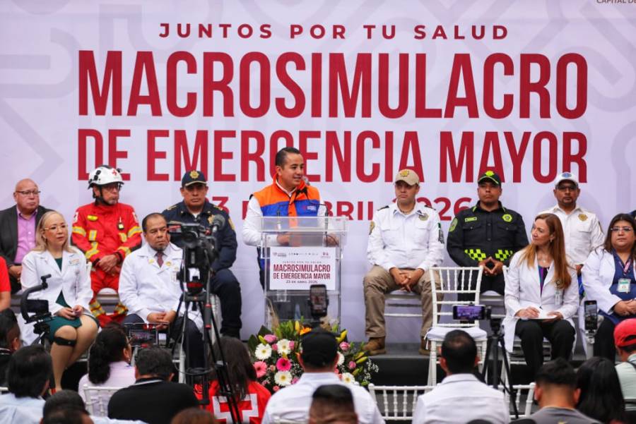 Gustavo A. Madero realiza mega simulacro químico con hospitales y cuerpos de emergencia
