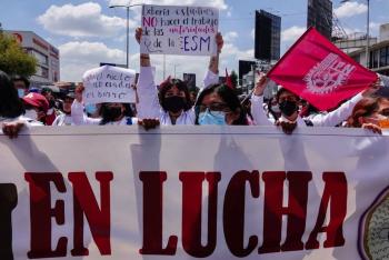 Estudiantes del IPN se movilizan en Santo Tom&aacute;s para exigir rendici&oacute;n de cuentas